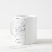 Mug Carte d'Auburn (Devant gauche)