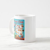 Mug Carte de bande dessinée de l'Arizona (Devant gauche)