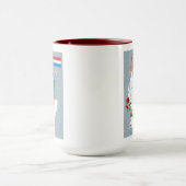 Mug Carte de bande dessinée du luxembourgeois (Centre)