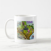 Mug Carte de bande dessinée du TEXAS (Gauche)