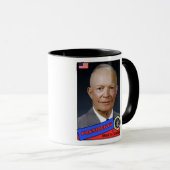 Mug Carte de base-ball Dwight D. Eisenhower (Devant droit)