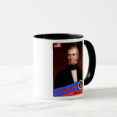 Mug Carte de baseball de James K. Polk (Devant droit)