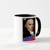 Mug Carte de baseball de James Madison (Devant droit)