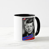 Mug Carte de baseball de John F. Kennedy (Devant droit)