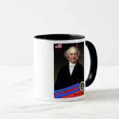 Mug Carte de baseball de Martin Van Buren (Devant droit)