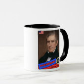 Mug Carte de baseball de William Henry Harrison (Devant droit)