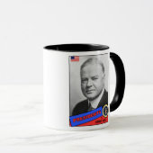 Mug Carte de baseball d'Herbert Hoover (Devant droit)