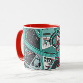 Mug Carte de Berlin, Allemagne (Devant gauche)