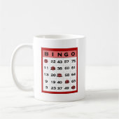 Mug carte de bingo-test (Gauche)