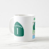 Mug Carte de Cambria (Devant gauche)