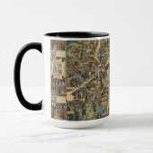 Mug Carte de Cambridge, Angleterre (Gauche)