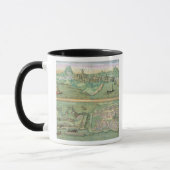 Mug Carte de Candia et de Corfou, de 'Civitates Orbis (Gauche)