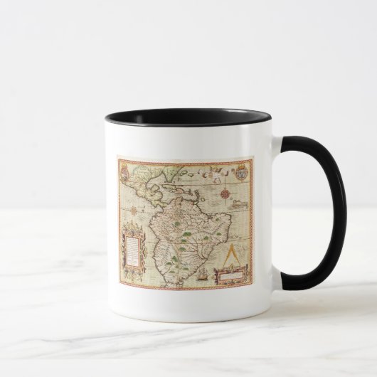 Mug Carte de central et de l'Amérique du Sud (Droite)