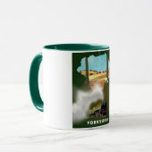 Mug carte de chemin de fer du Yorkshire impression de (Devant gauche)