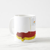 Mug Carte de Chypre (Devant gauche)
