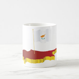 Mug Carte de Chypre