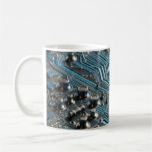 Mug Carte de circuit imprimé bleue (Gauche)