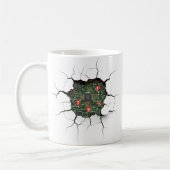 Mug Carte de circuit mural fissurée (Gauche)