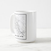 Mug Carte de College Station (Devant gauche)