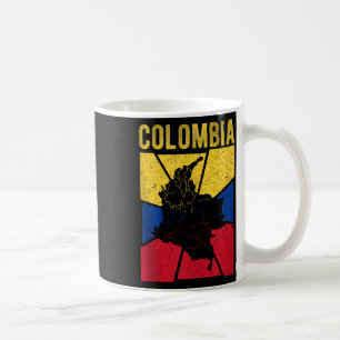 Mug Carte de Colombie Drapeau Patriote Expatrié Nation
