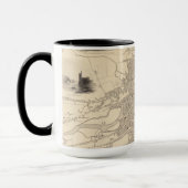 Mug Carte de Cork, Irlande (Gauche)