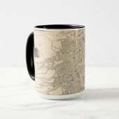 Mug Carte de Cork, Irlande (Devant gauche)