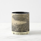 Mug Carte de cru du Lac Léman (Centre)