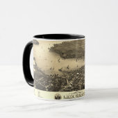 Mug Carte de cru du Lac Léman (Devant gauche)