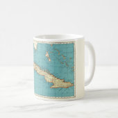 Mug Carte de Cuba (Devant droit)