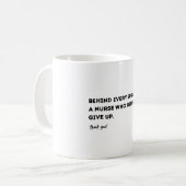 Mug Carte de définition d'infirmière – Drôle et sincèr (Devant gauche)