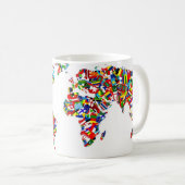 Mug Carte de drapeau (Devant droit)