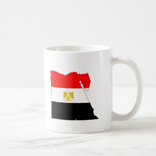 Mug Carte de drapeau de l'Egypte