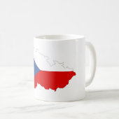 Mug carte de drapeau de pays de République Tchèque (Devant droit)
