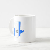 Mug Carte de drapeau du Guatemala normale (Devant gauche)