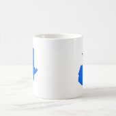 Mug Carte de drapeau du Guatemala normale (Centre)