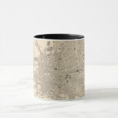 Mug Carte de Dublin, Irlande (Centre)