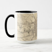 Mug Carte de Dublin, Irlande (Gauche)