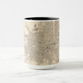 Mug Carte de Dublin, Irlande (Centre)