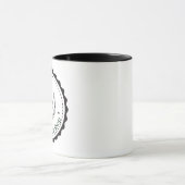 Mug Carte de fidélité de salon de café simple moderne (Centre)