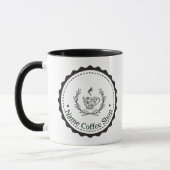 Mug Carte de fidélité de salon de café simple moderne (Gauche)