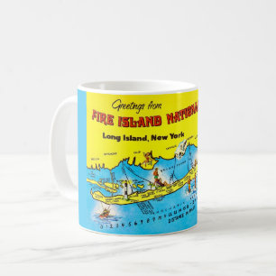 Mug Carte de Fire Island