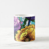 Mug Carte de fleurs gras (Centre)