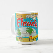 Mug Carte de Floride (Devant gauche)