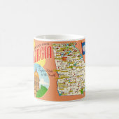 Mug Carte de Géorgie (Centre)