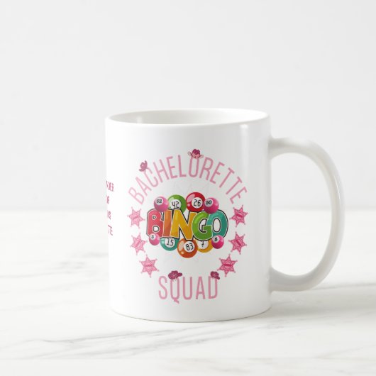 MUG CARTE DE GROUPE BINGO POUR ENTERREMENT DE VIE DE J (Droite)