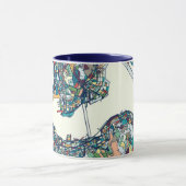 Mug Carte de Hong Kong, Chine (Centre)