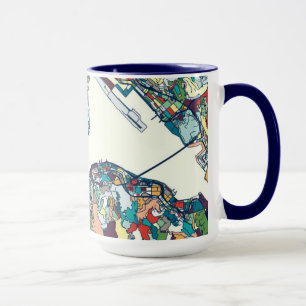 Mug Carte de Hong Kong, Chine