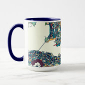 Mug Carte de Hong Kong, Chine (Gauche)