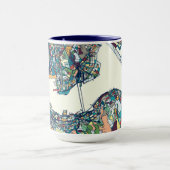 Mug Carte de Hong Kong, Chine (Centre)