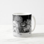 Mug Carte de jeu de chat, Louis Wain (Devant droit)